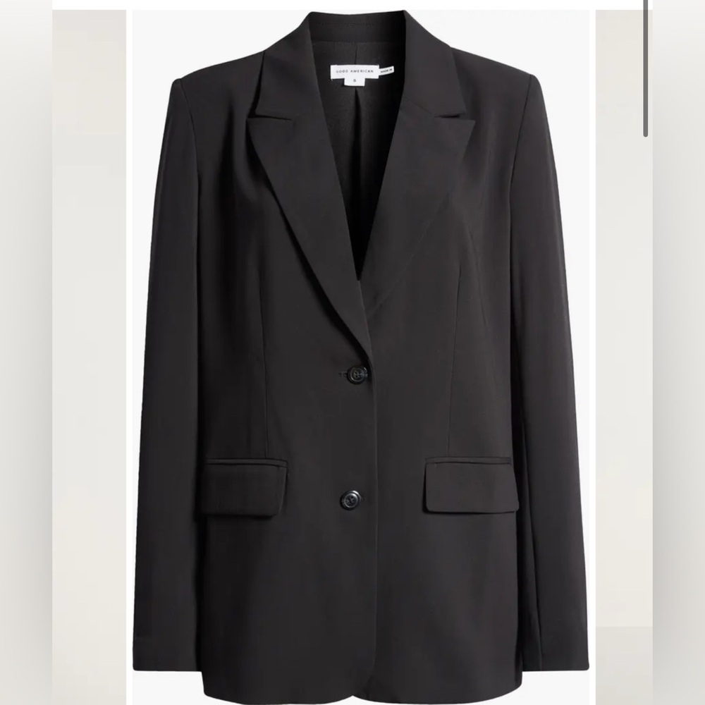 Good American Women's Black Blazer